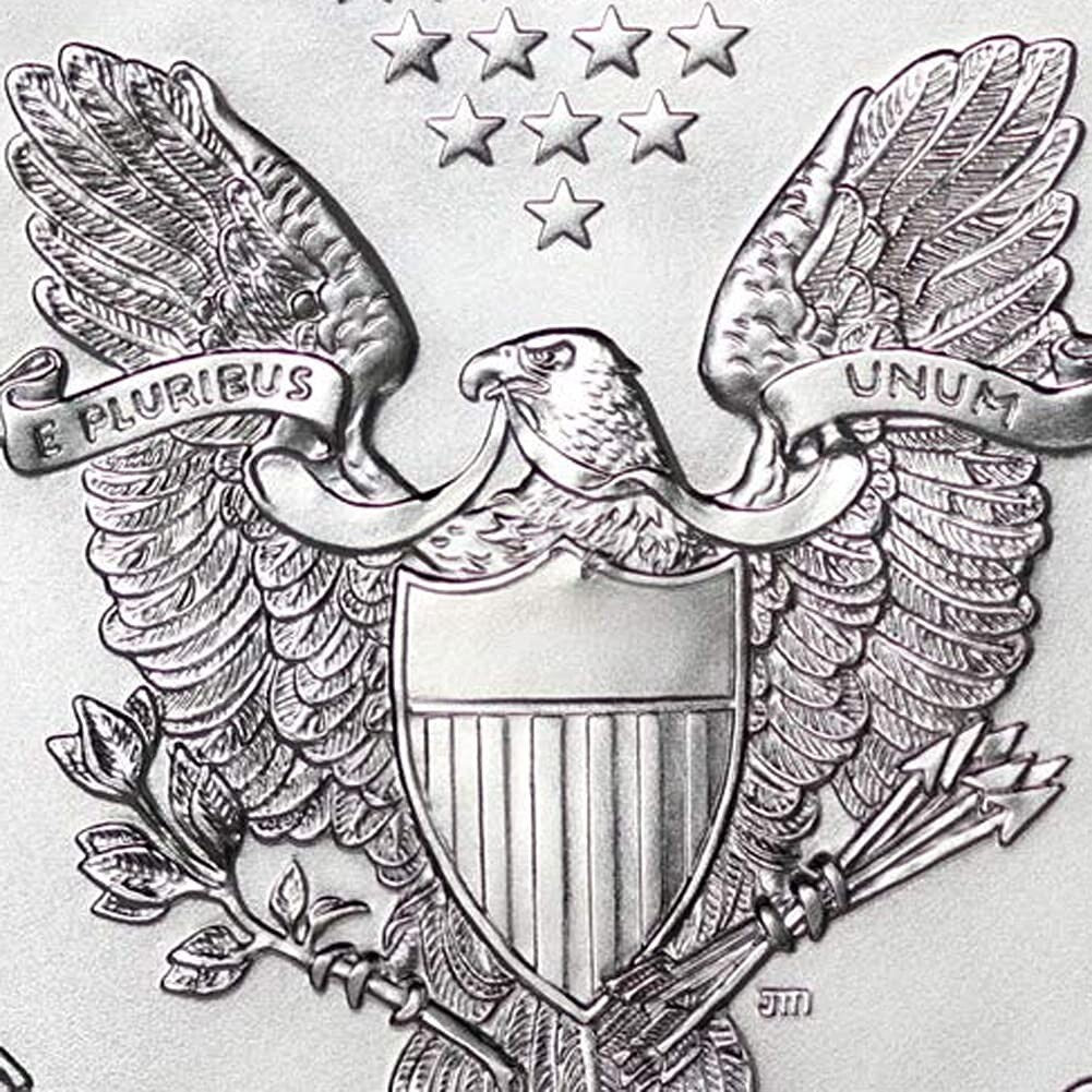 1986-Present Lot of 5 Brilliant Uncirculated Silver American Eagles - 1 oz Each