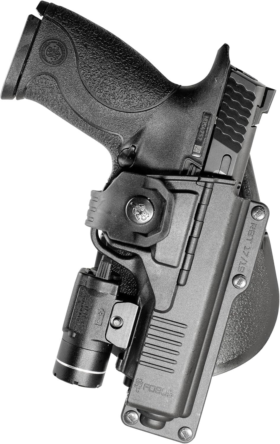 Dark Grey Right-Handed OWB Holster for Glock 17, 22 & S&W - Quick Draw Fit