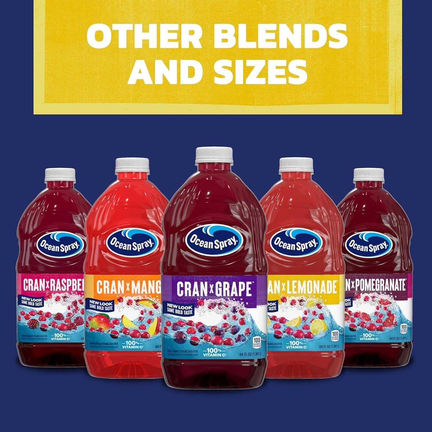 Delicious Bold Cranberry Lemonade Juice - 64 Fl Oz x 8 for Ultimate Refreshment