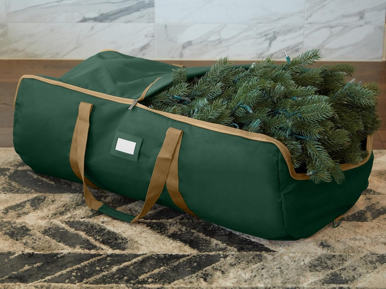 Durable Christmas Tree Storage Bag with Reinforced Handles for Holiday Decor