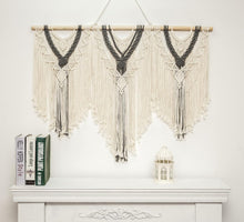 Load image into Gallery viewer, Elegant 43"x32" Bohemian Macrame Wall Tapestry - Ideal Gift for Any Occasion