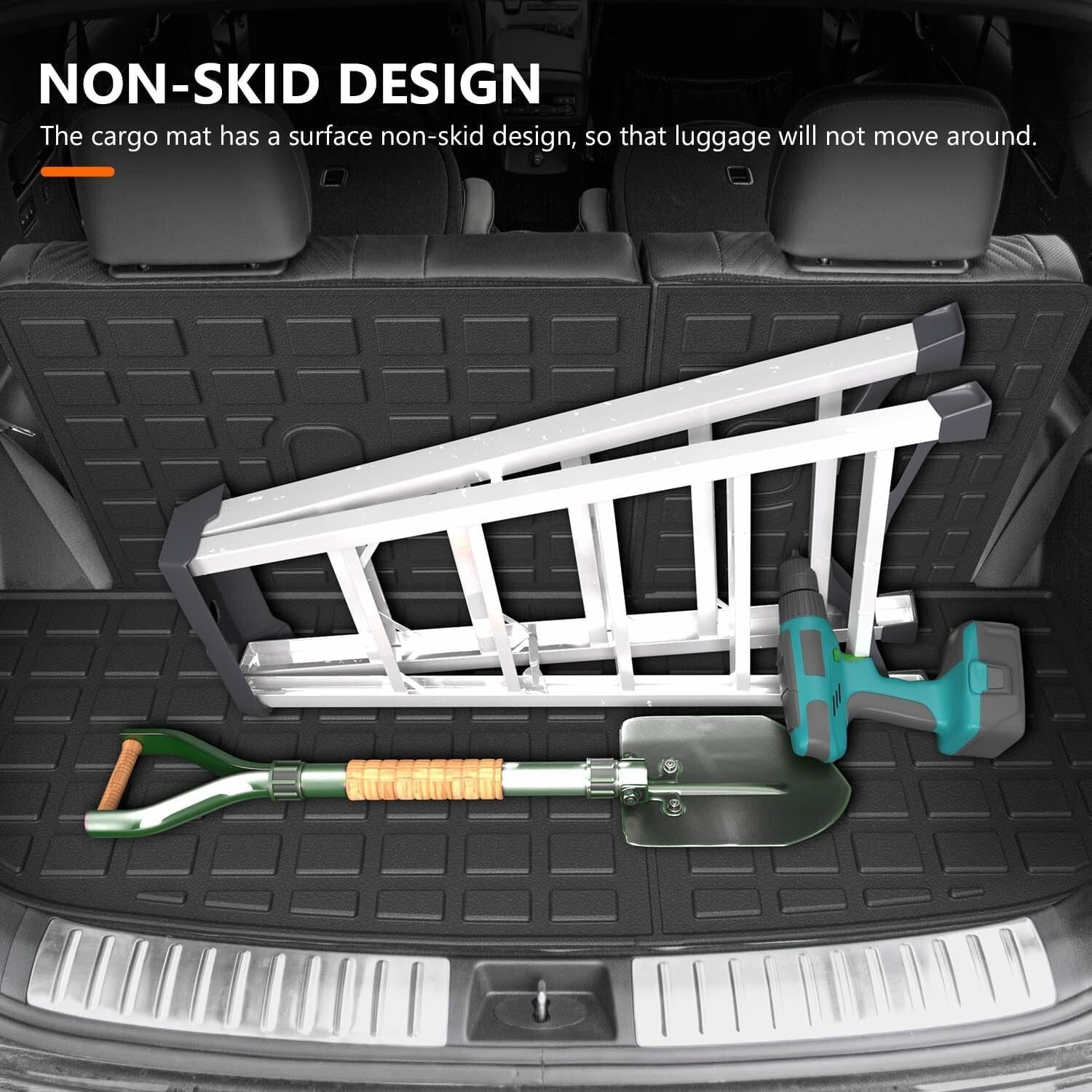 Custom-Fit Cargo Liner for 2020-2025 Hyundai Palisade with Backrest Protection