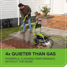 Load image into Gallery viewer, Compact Electric Pressure Washer - 3000 PSI with Versatile Nozzles &amp; Wheels