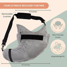 Load image into Gallery viewer, Lightweight Machine Washable J-Shape Recovery Pillow With Arm Support Pocket