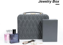 Load image into Gallery viewer, Diamond-Shaped Travel Jewelry Case with Velvet Lining - Stylish Storage Solution