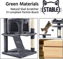 Load image into Gallery viewer, Premium 70in Cat Tower with Cat Condos, Scratch Posts &amp; Indoor Activity Center