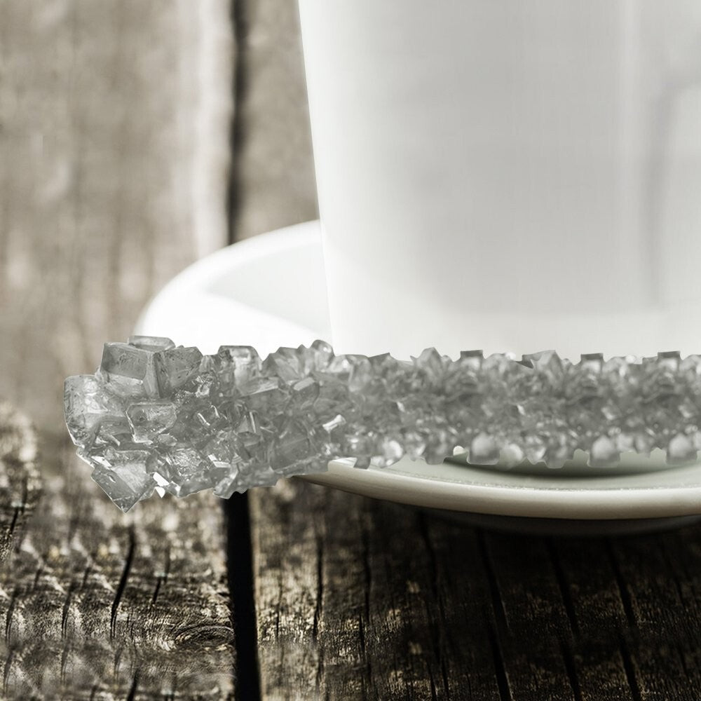 144 Count Original Flavor Rock Candy Sticks - Perfect for Showers & Receptions