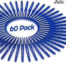 Load image into Gallery viewer, 60 Blue Felt Tip Pens - Non-Toxic, Quick-Drying for Classroom &amp; Office