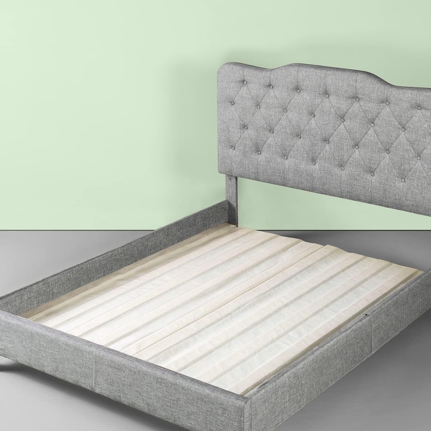 Easily Upgrade Your Bed with Fabric Covered Twin Slats - No Assembly Needed