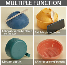 Load image into Gallery viewer, Chic 8-Piece Instant Noodle Bowl Set - Microwave-Friendly &amp; Easy to Clean