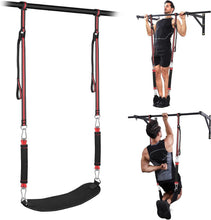 Load image into Gallery viewer, Heavy Duty Pull-Up Assistance Bands with Adjustable Knee Rest for Easy Training
