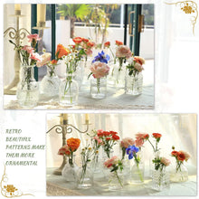 Load image into Gallery viewer, Charming 22-Piece Clear Glass Bud Vase Collection for Elegant Centerpieces