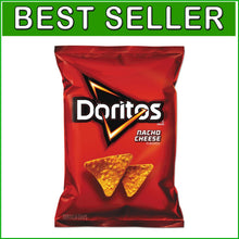 Load image into Gallery viewer, Crunchy Tortilla Chips with Real Cheddar - 1.75 oz Bags, 64 Count Party Pack