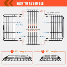 Load image into Gallery viewer, Heavy-Duty Roof Rack Carrier 65” x 39” with Cargo Net &amp; 200 lbs Load Capacity