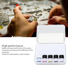 Load image into Gallery viewer, Versatile 5PCS Watch Oil Set – Long-Lasting Lubrication &amp; Smooth Functionality