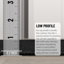 Load image into Gallery viewer, Elegant 2'7" x 9'10" Hallway Runner Rug - Non-Slip &amp; Easy to Clean Black Carpet