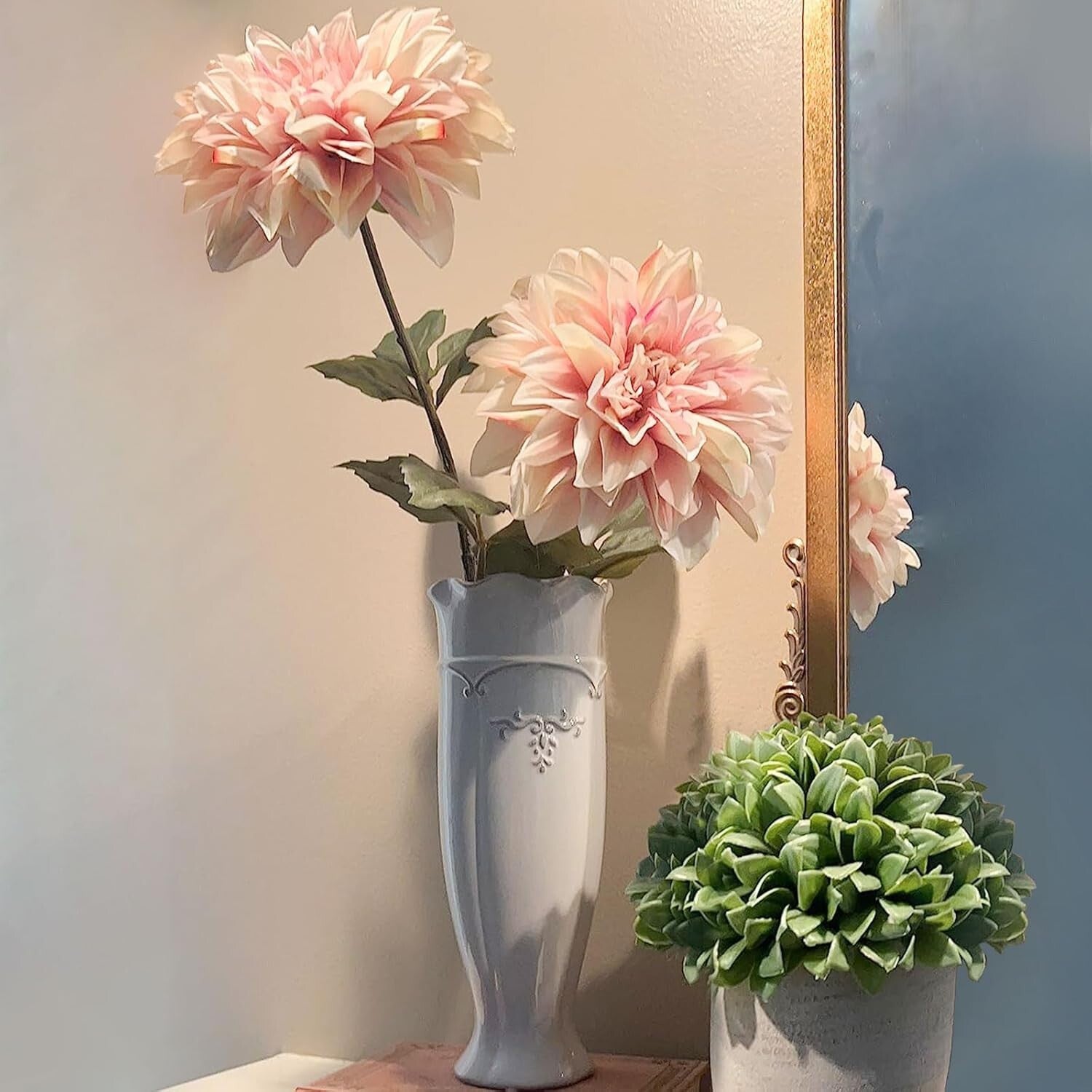 Ceramic Flower Vase for Home Decor - Stylish 11.6" Centerpiece for Any Room