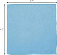 Load image into Gallery viewer, Bulk 150 Light Blue Microfiber Cleaning Cloths - Machine Washable &amp; Lint-Free