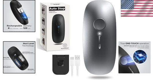 Compact Quiet Electric Can Opener - Ideal for Arthritis with Easy Storage