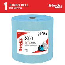 Load image into Gallery viewer, Strong &amp; Lightweight X60 Cloths - 1,100 Sheets of Perforated Cleaning Power