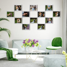 Load image into Gallery viewer, Bulk Set of 12 Glossy 8x10 Silver Frames - Ideal for Collages or Displays