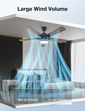 Load image into Gallery viewer, Energy-Efficient 52 Inch Ceiling Fan with Noiseless DC Motor &amp; Remote Control