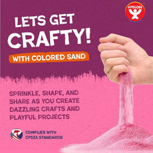 Load image into Gallery viewer, Vibrant 25-Pound Craft Sand in 12 Colors - Perfect for Kids' Art &amp; Learning