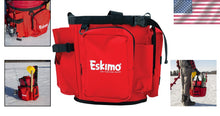 Load image into Gallery viewer, Durable Ice Fishing Bucket Caddy in Black/Red for Ultimate Gear Organization