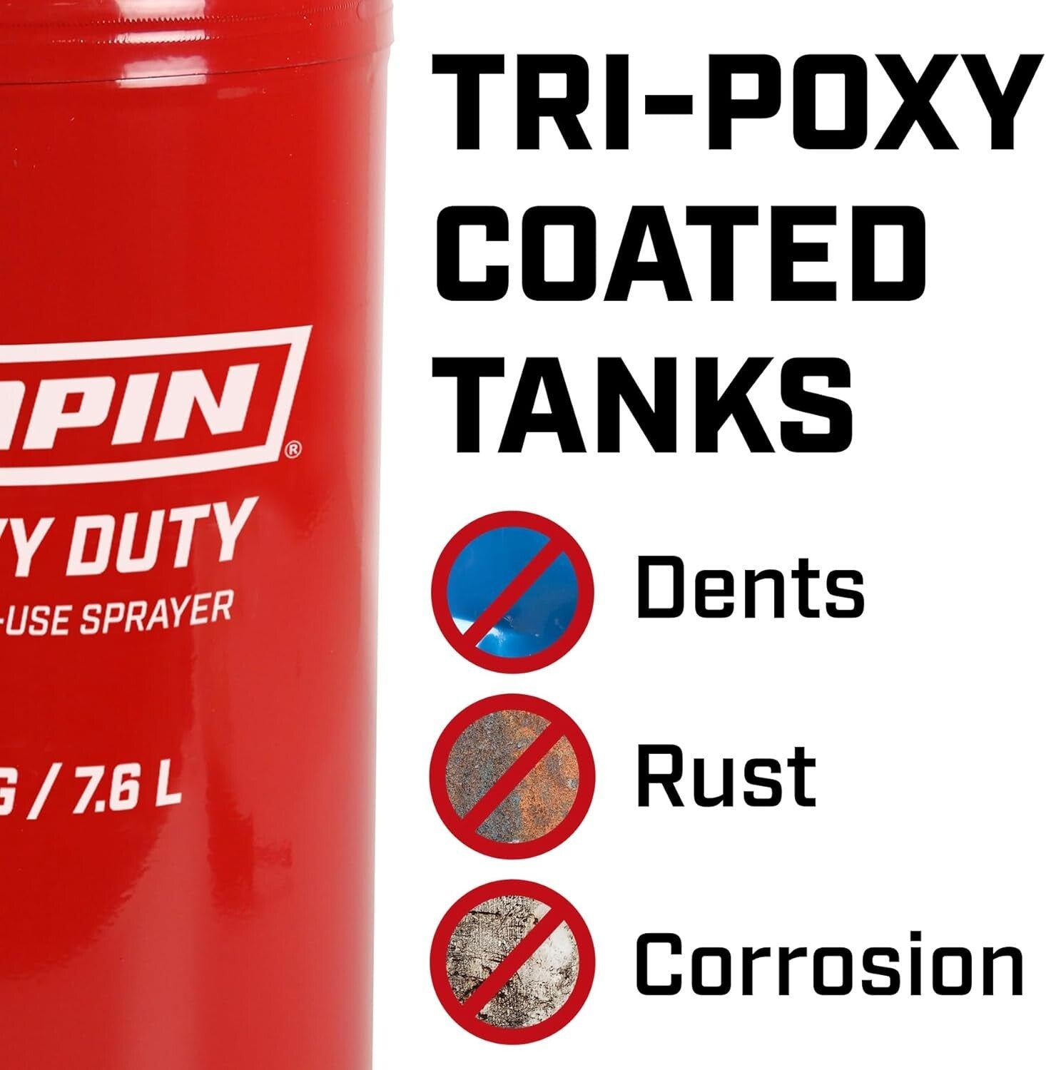 Premium 2-Gallon Professional Grade Tri-Poxy Steel Sprayer for Garden Care