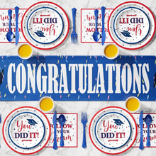 Load image into Gallery viewer, Celebratory 175 PCS Graduation Dinnerware - Easy Cleanup for Class of 2025