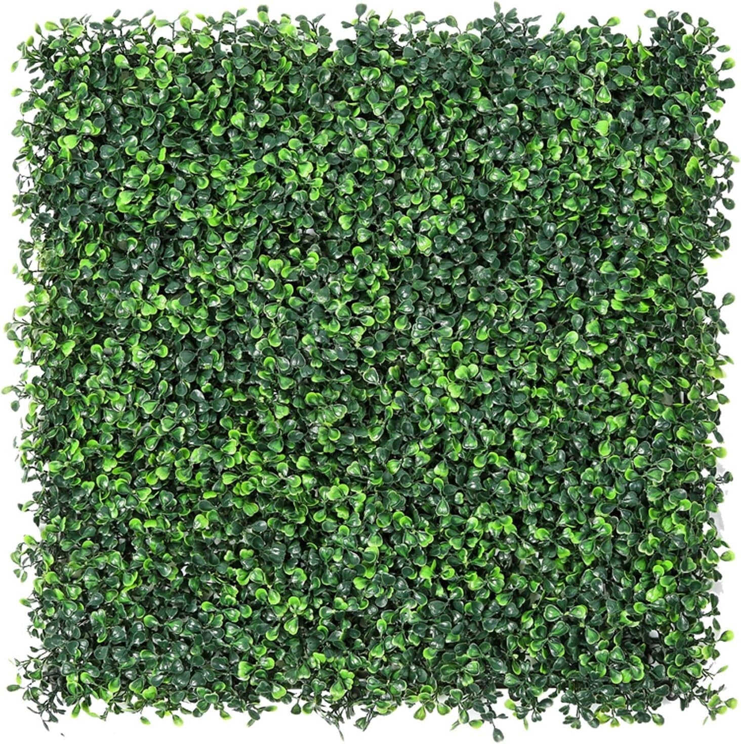 12-Piece 20"x20" Artificial Boxwood Hedge Panels - Enhanced Outdoor Privacy