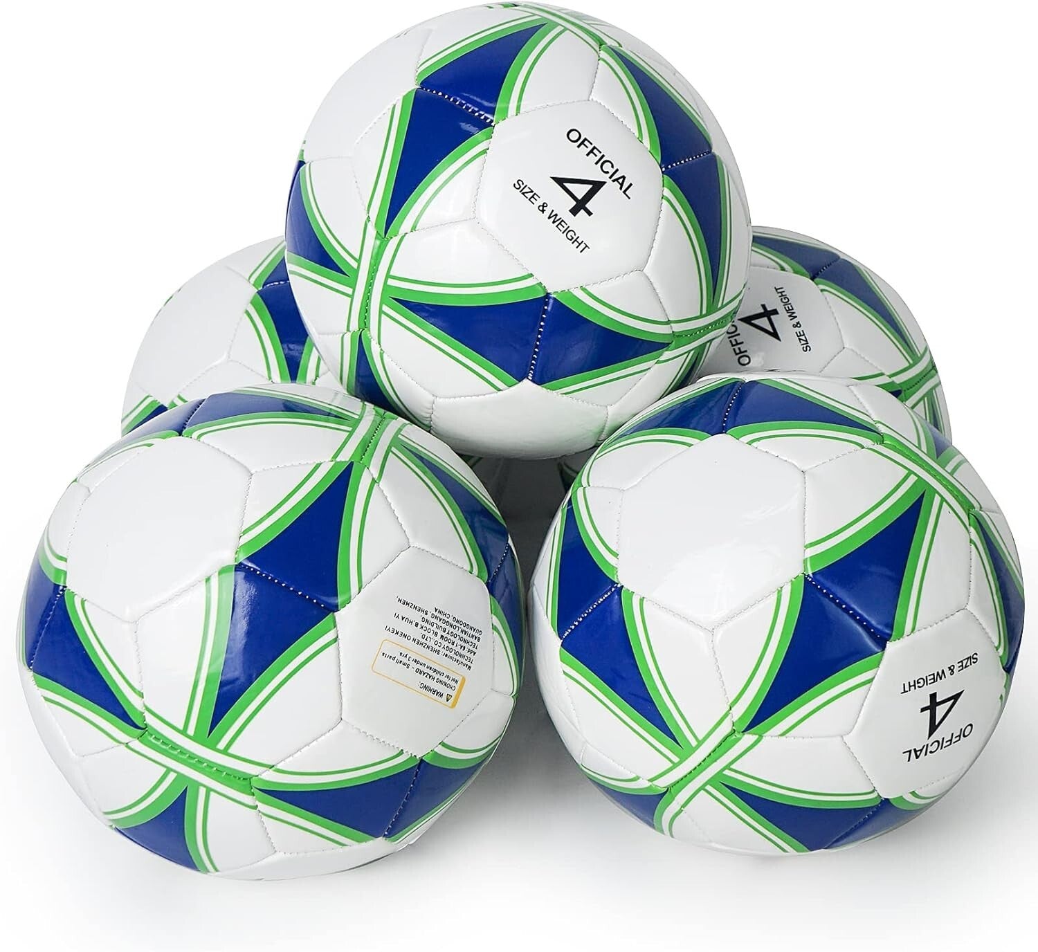Durable Size 4 Soccer Ball and Pump Set - Ideal for Backyard and School Play