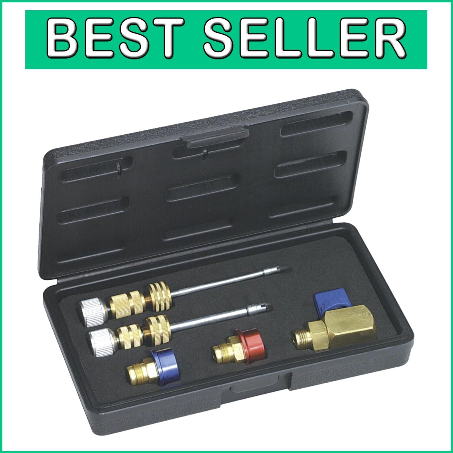 Efficient Valve Core Replacement Kit for R134a with Stainless Steel Tools