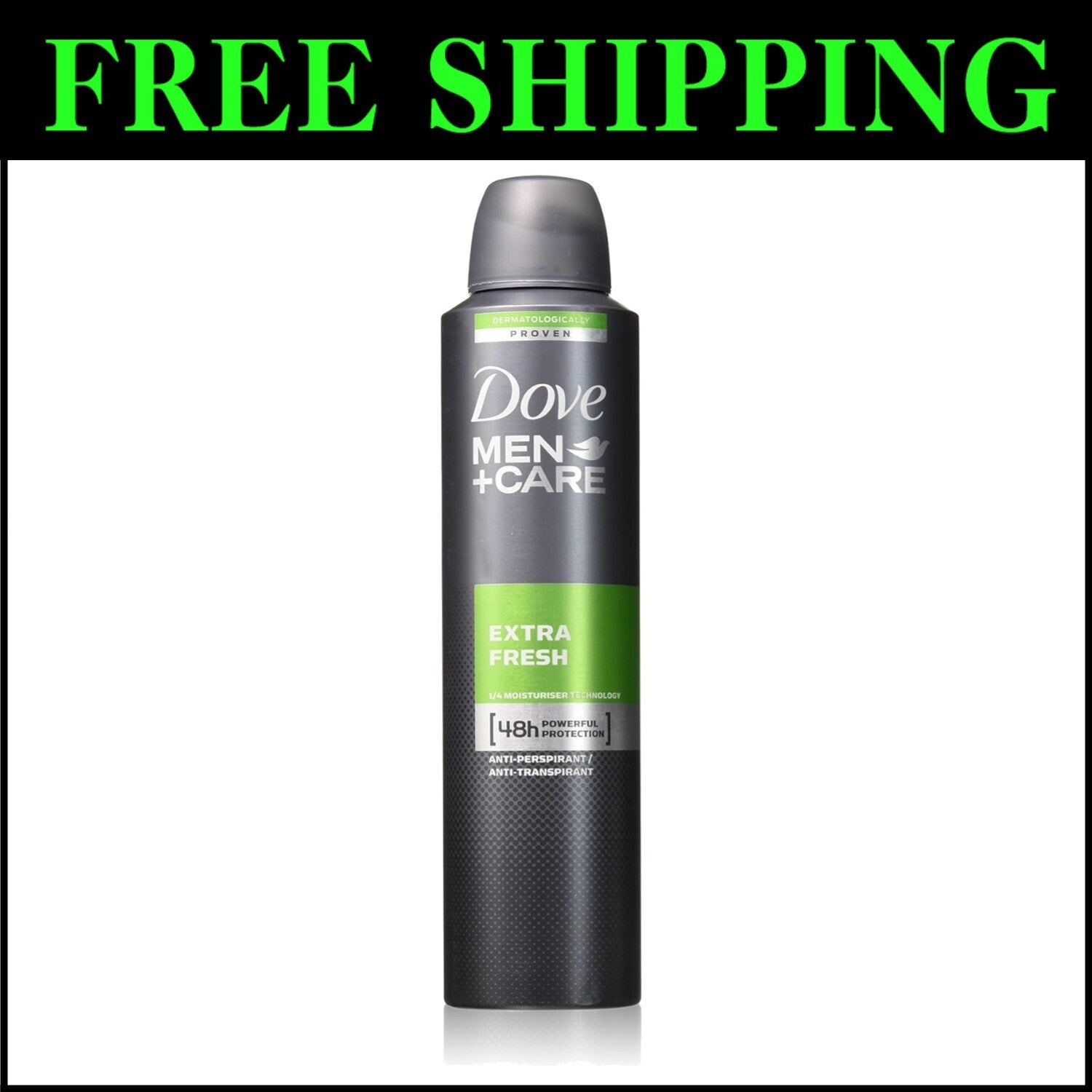 6-Pack Men + Care Dry Spray Antiperspirant – Extra Fresh & Moisturizing Formula