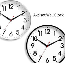 Load image into Gallery viewer, Modern 16" Wall Clock with Silent Sweep Movement - Ideal for Indoor/Outdoor Use