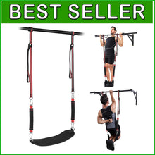 Load image into Gallery viewer, Heavy Duty Pull-Up Assistance Bands with Adjustable Knee Rest for Easy Training