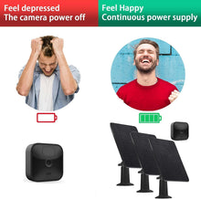 Load image into Gallery viewer, IP66 Waterproof Solar Panel Charger for Blink Outdoor 4/3 &amp; XT2/XT - 3 Panel Set