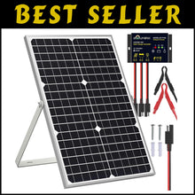 Load image into Gallery viewer, Compact 30W Solar Panel with Plug &amp; Play Charger - Ideal for RV, Boat, and More