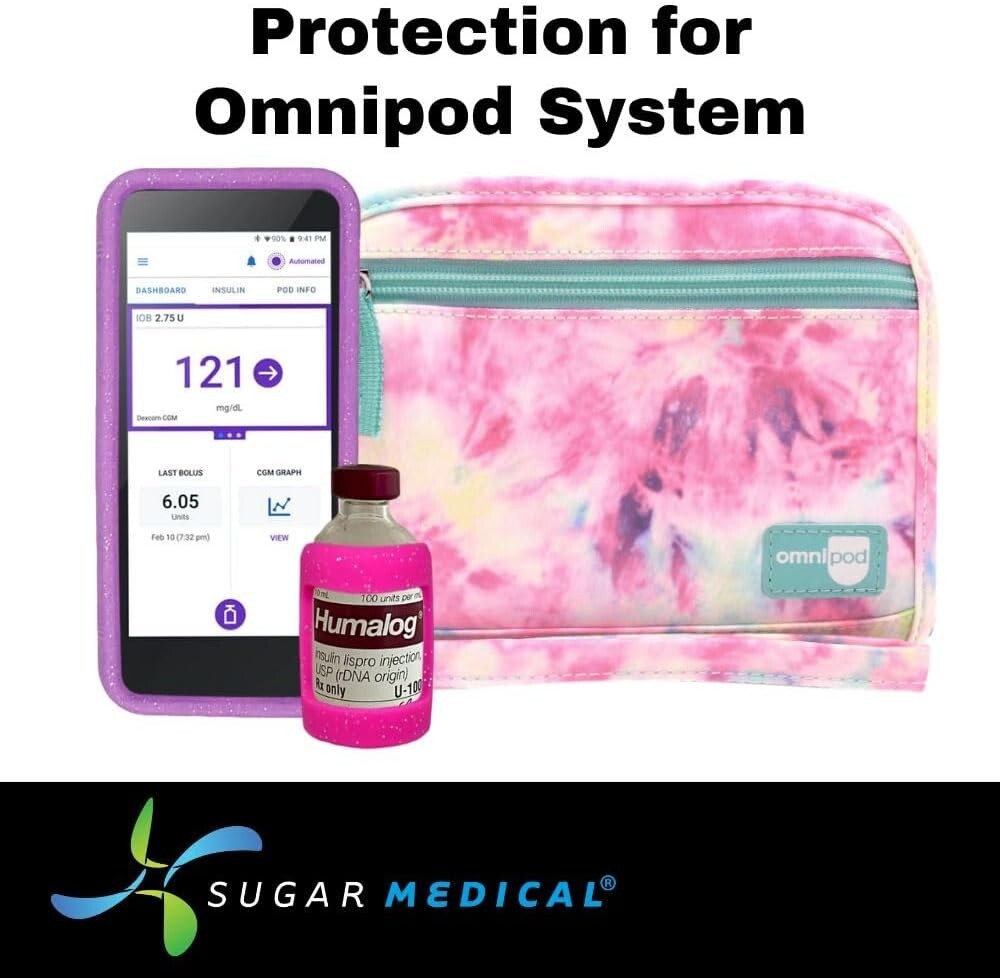 Stylish Omnipod Supply Case - Portable Diabetes Bag with Smart Organization