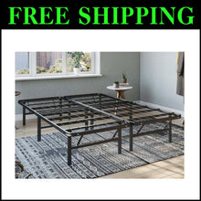 Load image into Gallery viewer, Durable 14-Inch Metal Bed Frame for California King - Quick Setup &amp; Stylish