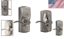 Load image into Gallery viewer, Innovative Keyless Entry Satin Nickel Lever Lock - Adjustable &amp; User-Friendly