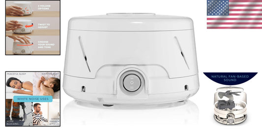 Dohm Classic White Noise Machine - Soothing Sleep Therapy for Adults & Babies