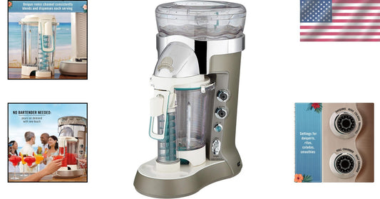 Bali 60 oz Automated Mixer: Stainless Steel Drink Maker for Home Entertaining