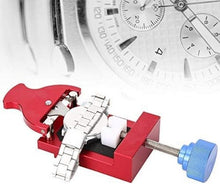 Load image into Gallery viewer, Versatile Adjustable Watch Case Holder for Easy Repairs - Silver and Red