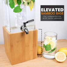 Load image into Gallery viewer, Versatile Acrylic Beverage Dispenser with Stainless Steel Spigot - 1.25 Gallons