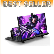 Load image into Gallery viewer, Portable 20'' 3D HD Phone Screen Magnifier for Movies &amp; Gaming - Foldable Design