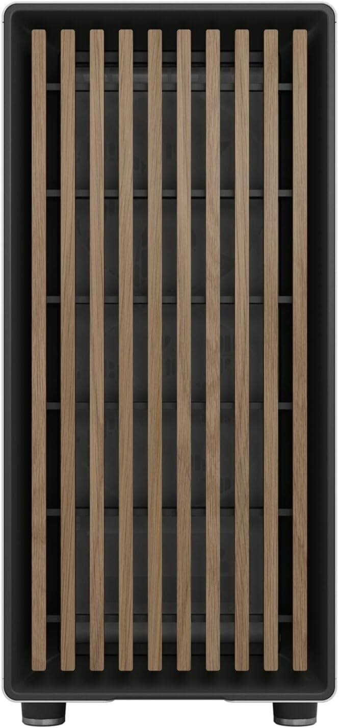 Clear Glass and Oak PC Gaming Case - Modern Design with Customizable Features