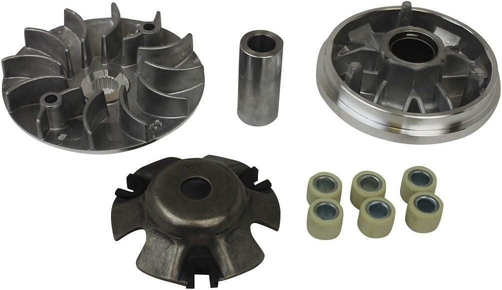 Complete Kit: 50cc Scooter Clutch Assembly & Variator for Smooth Performance