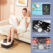 Load image into Gallery viewer, Spa-Quality Foot Massager with Adjustable Heat &amp; Epsom Salt - Family Friendly