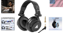 Load image into Gallery viewer, Multi-Functional Over-Ear Headphones with Rotating Earcups &amp; Detachable Cable